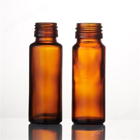 低硼硅玻璃管制口服液瓶  高透保健品瓶 康纳 棕色西林瓶