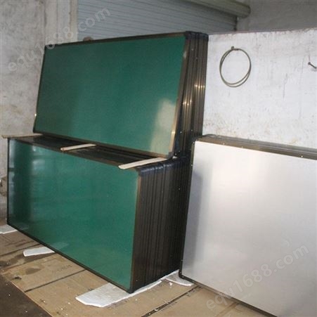 固定式挂式黑板 平面白板绿板 镀锌磁性单面绿板