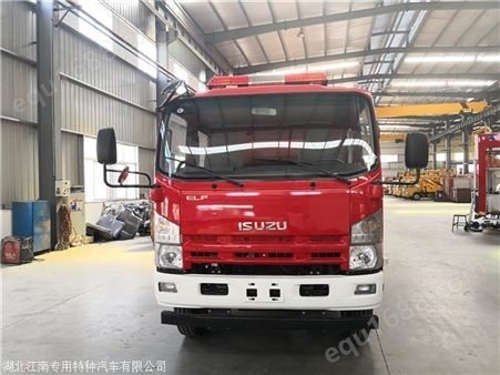 庆铃国六森林消防车 4吨水罐消防车 适用山地林区