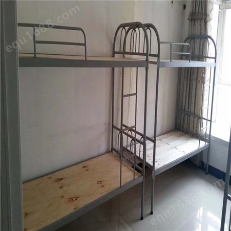 喀什 钢制学生公寓床 员工宿舍双层床 工地高低架子床 方元浩宇