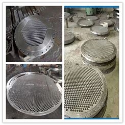 河北沧州锻造管板 化工压力容器管板 凯拓承揽大型工程管件加工