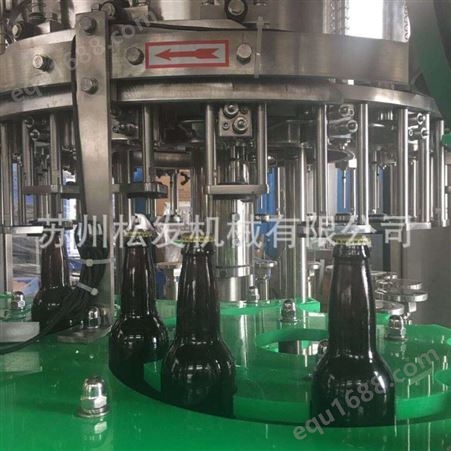 全自动碳酸饮料机械设备  玻璃瓶啤酒灌装设备