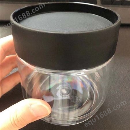 305易拉罐透明密封 磨砂叠盖 蜜饯坚果零食包装罐子