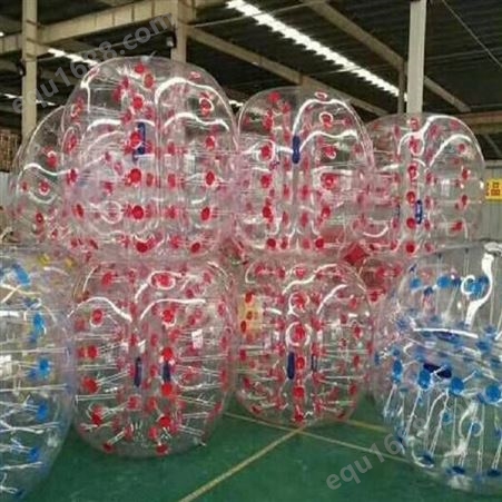 广东草地趣味充气碰撞球游戏拓展项目 个人充气碰碰球厂家