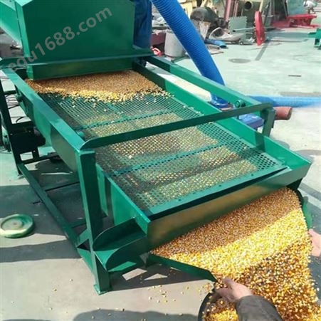 玉米里杂质清理用YM-50型粮食清选机益民黄豆筛选机水稻清杂机