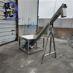 汉川市水泥粉末螺旋输送机 圆管式垂直螺旋提升机