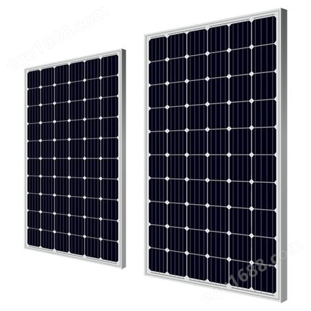恒大350W单晶太阳能电池板组件 住宅太阳能光伏屋顶系统