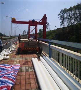 桥梁PVC排水管安装 公路橡胶管施工 一天200米 速度快