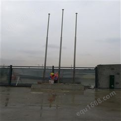 深圳路安  罗湖10米304不锈钢旗杆 手摇式不锈钢旗杆安装