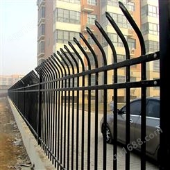 镀锌管双横梁锌钢护栏 锌钢阳台庭院护栏 围墙锌钢护栏