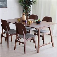 大理石实木餐桌椅组合 一桌四椅 四人餐桌 厂价直销DF0021