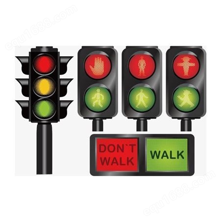 一体式人行横道红绿灯 LED交通信号灯行人提示灯交通灯厂家