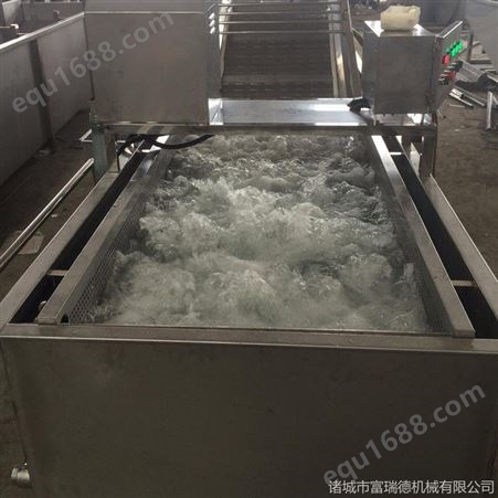 山东供应QX-1000型果蔬清洗机 苹果萝卜清洗设备 大枣气浴喷淋清洗机