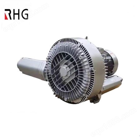15KW双叶轮高压鼓风机 RHG820-7H4 双段式旋涡气泵 耐高温环形风机