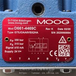 MOOGD661-4469C G75JOAA6VSX2HA/伺服阀