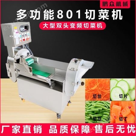 多功能切菜机商用双变频果蔬切丝切片切块机杀菜杀馅机