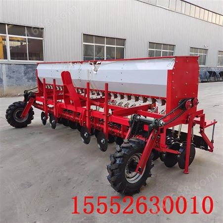 一力机械生产小麦旱稻播种机四轮拖拉机大型6-24行