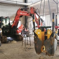 九麟机械 挖掘机改装移树机 四瓣式挖树机厂家价格