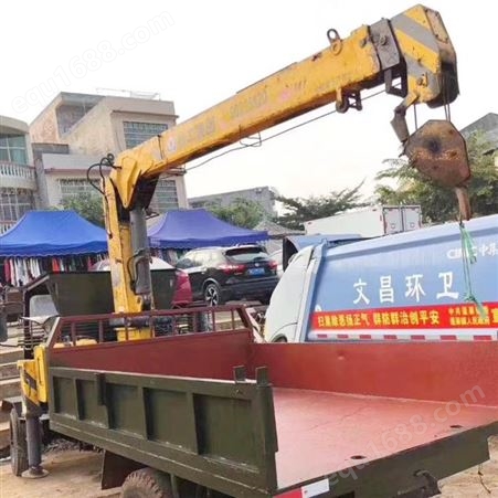 上海销售二手古河3吨5吨车载随车吊机