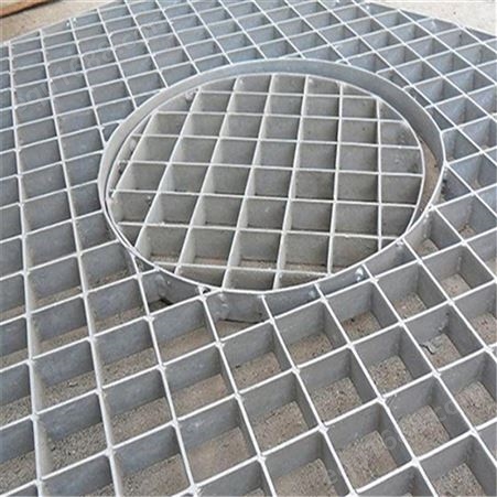 踏步镀锌钢格板标准 保定沟盖板 镀锌沟盖板定制