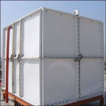 定制供应方形玻璃钢模压水箱 方形饮用储水罐 消防储水营设备水箱