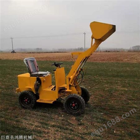 HT-906养殖多用小铲车 小型四驱铲车 鸿腾机械