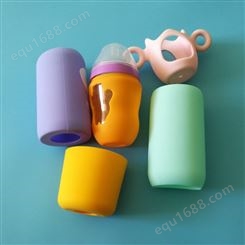 硅胶工厂OEM奶瓶套 食品级硅胶保护套 硅胶防摔保护套 可定制