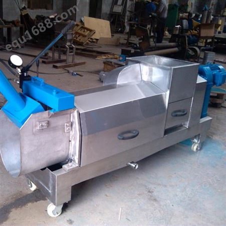 森科5吨/时尾菜压榨机采用多段变距螺旋压榨出水率高