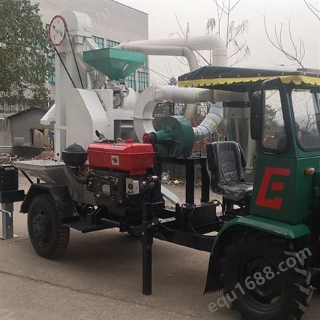 15SR碾米机成套设备 可配柴油机 移动大米加工设备 新型碾米机