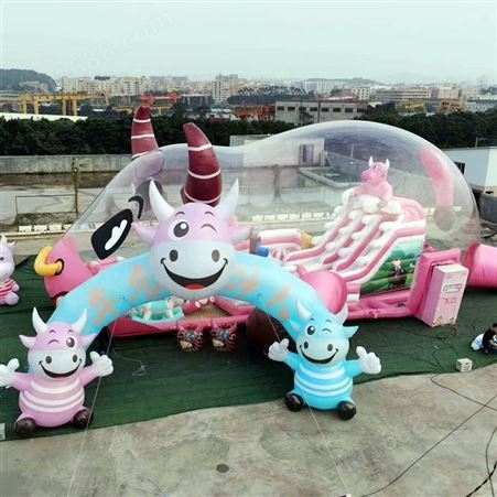 销售供应户外出租鲸鱼岛粉色猪猪牛系列游乐设施