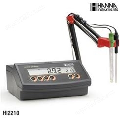 哈纳HI2210 实验室pH/温度测定仪