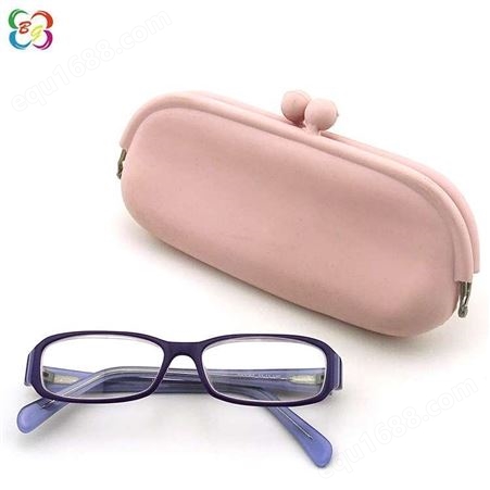 现模供货博高硅胶眼镜盒眼镜硅胶收纳盒厂家