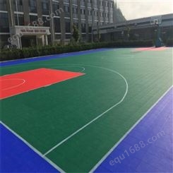 达创篮球场悬浮地板拼装塑料地面材料安装简单便捷