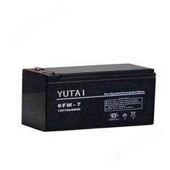 宇泰蓄电池6FM-12 12V12AH免维护铅酸蓄电池YUTAI蓄电池书