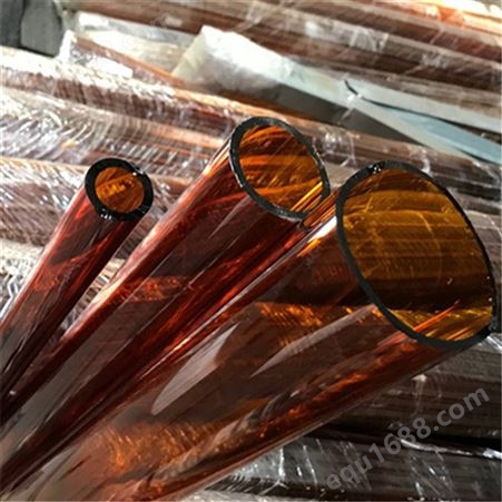 天宝乐tb2686 高硼硅彩色玻璃管棕色玻璃管琥珀色玻璃仪器管