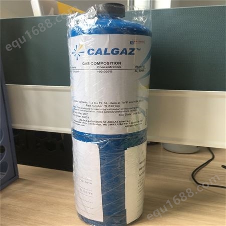 美国CALGAZ进口 氮气99.999%VOL 标气   现货供应
