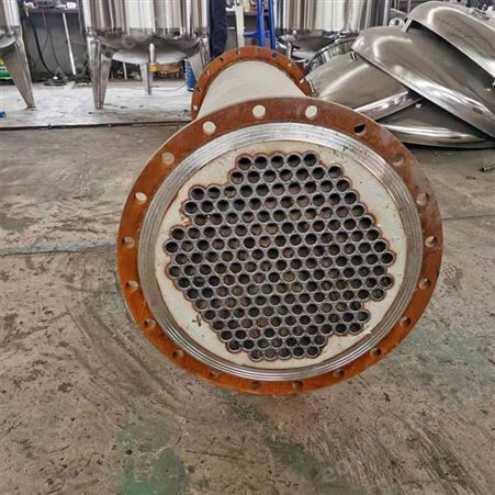 鑫源 非标定制列管卧式壳管式冷凝器 列管200平方列管冷凝器