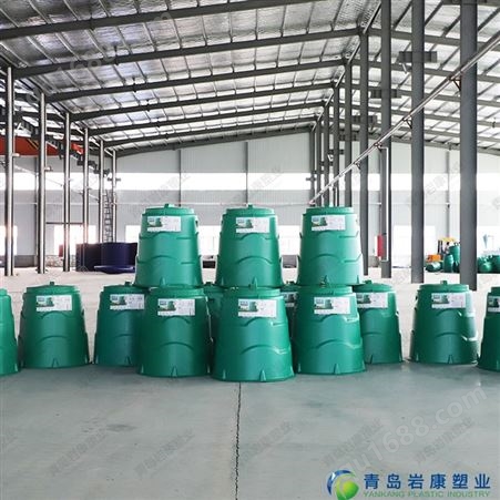 环保堆肥桶 双层加厚堆肥桶 堆肥桶生产厂家 岩康塑业