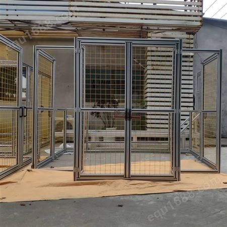 上海晟力定制车间铝围网 工业铝型材框架 护栏焊接机器人