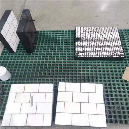 明浩 三合一陶瓷衬板 焊接粘贴 冶炼煤炭用 抗冲击 定制