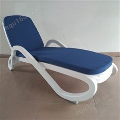 豪华塑料沙滩椅加厚ABS塑料靠背可折叠4档调节户外专用沙滩椅