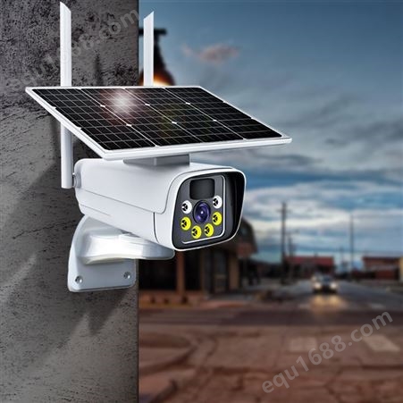 无线监控器wifi 太阳能小监控器 太阳能户外摄像头