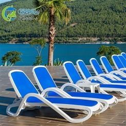 广州舒纳和YDL0901泳池躺椅|游泳馆躺椅|户外沙滩椅|塑料躺椅|塑料沙滩椅|