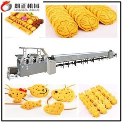朗正机械青稞饼干加工设备 全麦饼干生产机器厂家出售