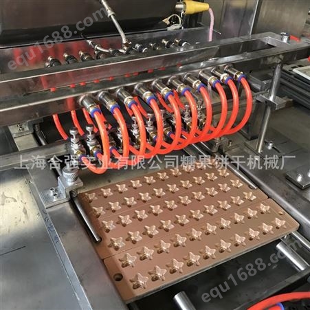 上海合强 小型梨膏硬糖浇注机制造商 50型梨膏扁平硬糖成型设备 优质糖果机械