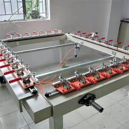 供应机械式拉网机 1.2X1.5米厂家大量批发机械拉网机 手动拉网机 气动绷网机