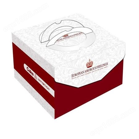 合肥手提蛋糕盒定制 透明开窗蛋糕盒价格 免费设计 向尚包装