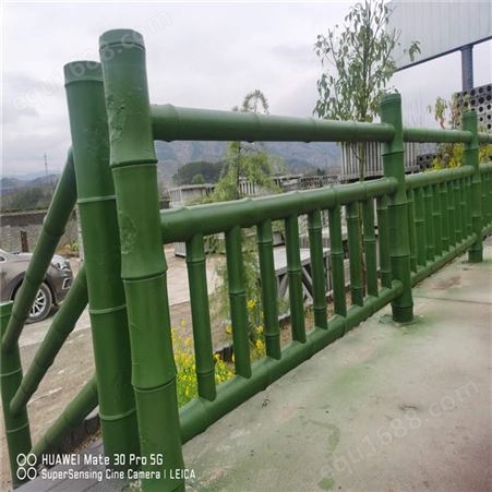 肖氏  景区园林仿竹护栏 生态不锈钢仿竹护栏 可定制加工