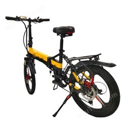 20寸电动自行车折叠电动助力车电动中置自行车雪地助力车定制拖挂