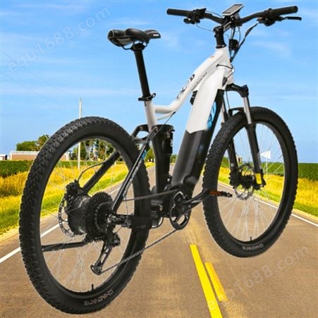 中置折叠电动自行车定制中置山地电动自行车 雪地中置电动自行车